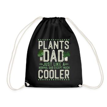 Plant Lover Gardening Dad Plants - Drawstring Bag - black - Front