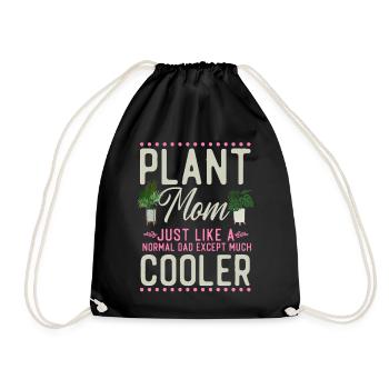 Plant Lover Gardening Mom Plant - Drawstring Bag - black - Front