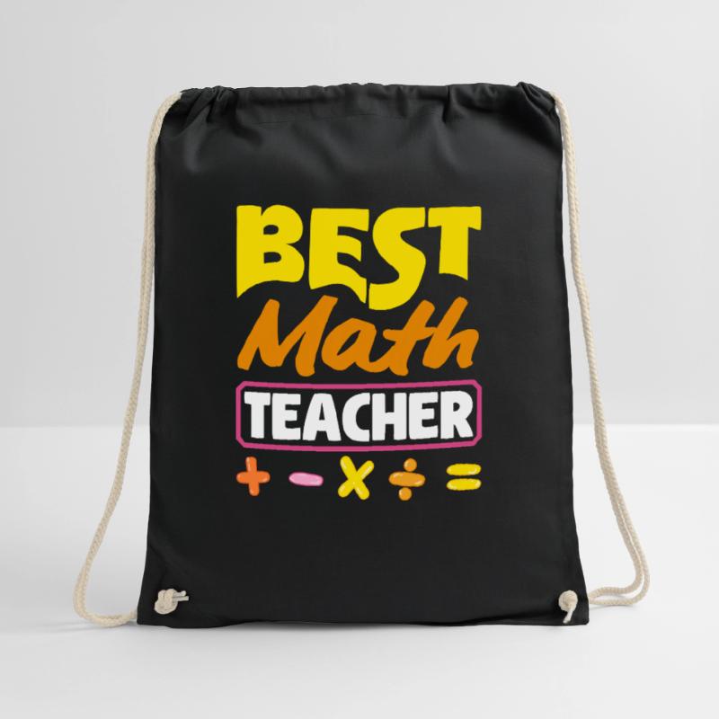 Math Teacher Math Gift Drawstring Bag