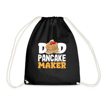 Crêpes Papa Crêperie Drôle - Sac de sport léger - noir - Devant
