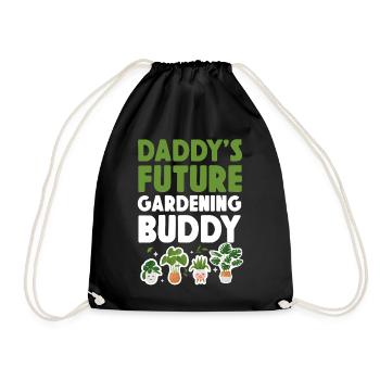 Plant Lover Gardening Daddy's - Drawstring Bag - black - Front