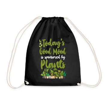 Plant Lover Gardening Today's Good - Turnbeutel - Schwarz - Vorne