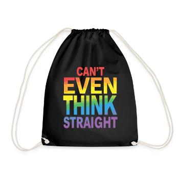 Pride LGBTQ Pride Regenbogen Pride Gay Pride Lgbtq - Turnbeutel - Schwarz - Vorne