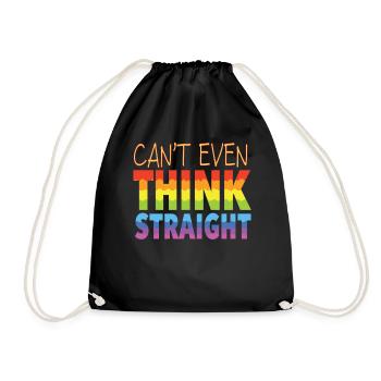 Pride LGBTQ Pride Regenbogen Pride Gay Pride Lgbtq - Turnbeutel - Schwarz - Vorne