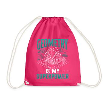 Architect Architecture Gift Architecture Student - Drawstring Bag - fuchsia - Front