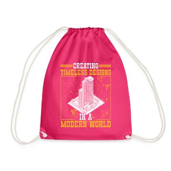 Architecte Architecture Cadeau Étudiant en architecture - Sac de sport léger - fuchsia - Devant