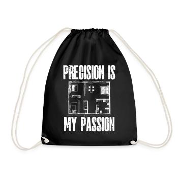 Architect Architecture Gift Architecture Student - Drawstring Bag - black - Front