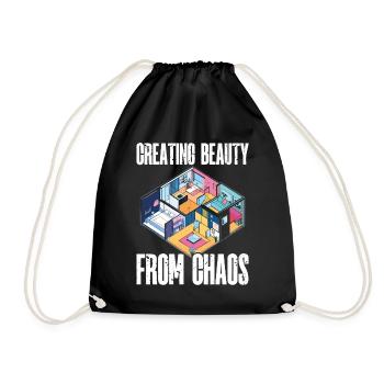 Architect Architecture Gift Architecture Student - Drawstring Bag - black - Front