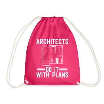 Architecte Architecture Cadeau Étudiant en architecture - Sac de sport léger - fuchsia - Devant