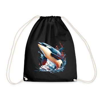 Orque Épaulard - Sac de sport léger - noir - Devant