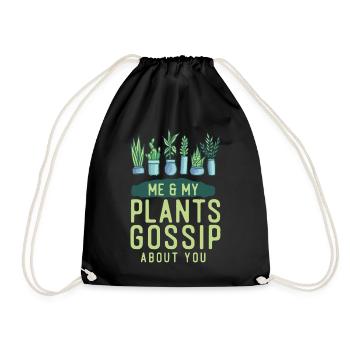 Amoureux des plantes Jardiner Moi Et Mon - Sac de sport léger - noir - Devant