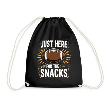 Collation de football Fan de footballeur Fans de football - Sac de sport léger - noir - Devant