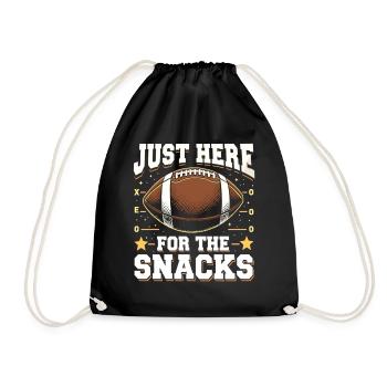 Collation de football Fan de footballeur Fans de football - Sac de sport léger - noir - Devant