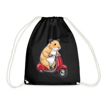 Hamster Scooter - Sac de sport léger - noir - Devant