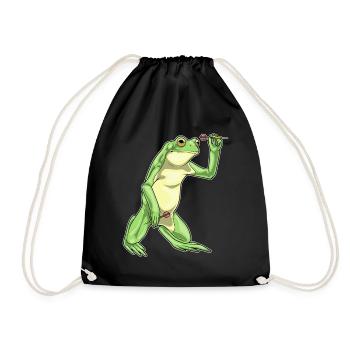 Frog Dart Dart - Drawstring Bag - black - Front