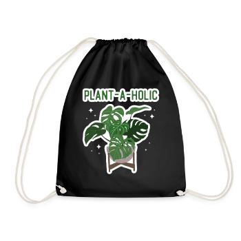 Plant Lover Gardening Monstera - Turnbeutel - Schwarz - Vorne