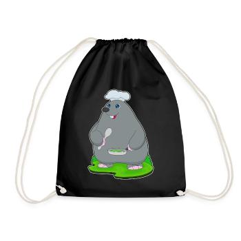 Cuisson à la poêle à mole - Sac de sport léger - noir - Devant