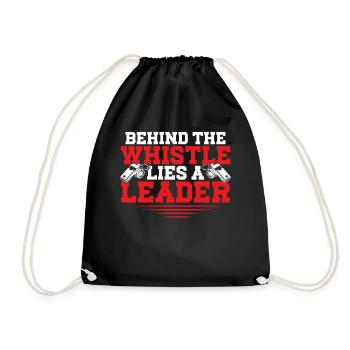 Trainer Geschenke Coach Geschenkidee - Turnbeutel - Schwarz - Vorne