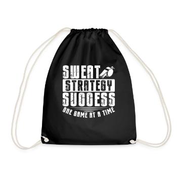 Trainer Geschenke Coach Geschenkidee - Turnbeutel - Schwarz - Vorne