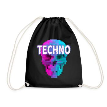 Techno House Party EDM Festival Goa Electro Rave - Sac de sport léger - noir - Devant