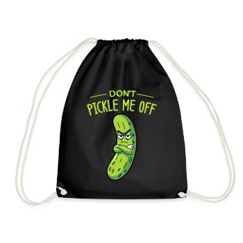 Cornichon à l’aneth Je suis l’un des cornichons - Sac de sport léger - noir - Devant
