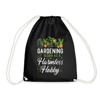 Plant Lover Gardening Gardening It - Turnbeutel - Schwarz - Vorne