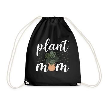 Plant Lover Gardening Monstera - Turnbeutel - Schwarz - Vorne