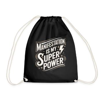 La manifestation est ma citation sur le superpouvoir - Sac de sport léger - noir - Devant