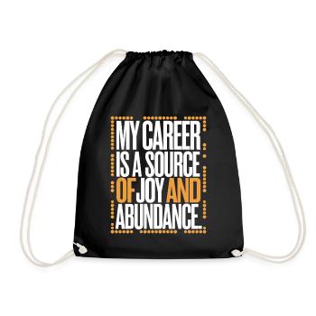Ma carrière est une source de joie et de - Sac de sport léger - noir - Devant
