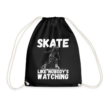 patineur patineur patin à glace patin à glace - Sac de sport léger - noir - Devant