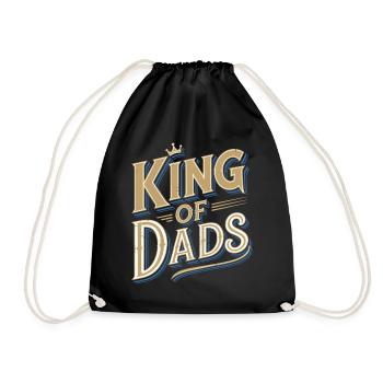 Geschenke Zum Vatertag Für Papa - Turnbeutel - Schwarz - Vorne
