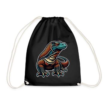 Komodo Dragon - Turnbeutel - Schwarz - Vorne