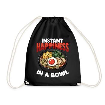 Bonheur Instantané Dans Un Bol - Ramen - Sac de sport léger - noir - Devant