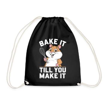 Faites-le cuire jusqu’à ce que vous le fassiez Baker Hamster Fun - Sac de sport léger - noir - Devant