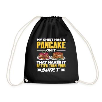 Les crêpes améliorent votre tenue - Sac de sport léger - noir - Devant