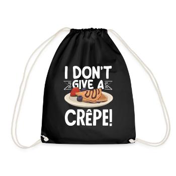 Crêpes que je ne donne pas de crêpe - Sac de sport léger - noir - Devant