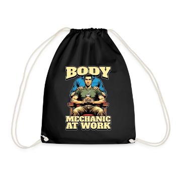 Physical Therapist Body Mechanic At Chiropractor - Turnbeutel - Schwarz - Vorne