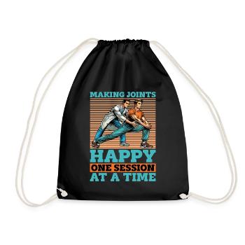 Physical Therapist Making Joints Happy Therapist - Turnbeutel - Schwarz - Vorne