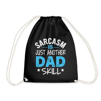 Geschenke Zum Vatertag Für Papa - Turnbeutel - Schwarz - Vorne