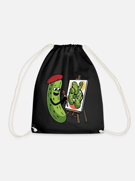 Cornichon Cornichon Cornichon - Sac de sport léger - noir