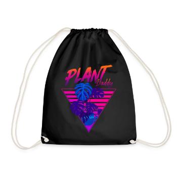 Plant Lover Gardening Dad Monstera - Turnbeutel - Schwarz - Vorne
