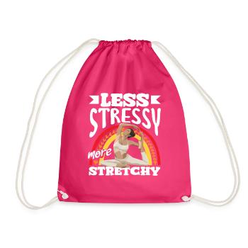 Pilates : moins de stress, plus de flexibilité - Sac de sport léger - fuchsia - Devant