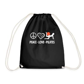 Pilates Paix Amour Pilates - Sac de sport léger - noir - Devant