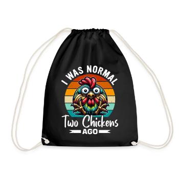 Poulets Poulets - Sac de sport léger - noir - Devant