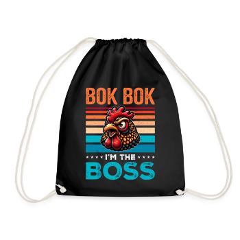 Poulets Poulets - Sac de sport léger - noir - Devant