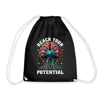 Neurosurgeon Reach Your Potential Neuroscientist - Drawstring Bag - black - Front