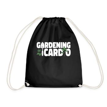 Plant Lover Gardening Gardening Is - Drawstring Bag - black - Front