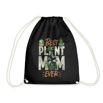 Amoureux des plantes Jardinage Maman Best - Sac de sport léger - noir - Devant
