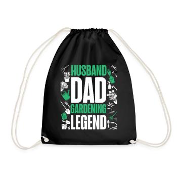 Plant Lover Gardening Dad Husband - Turnbeutel - Schwarz - Vorne