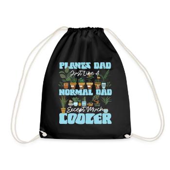 Amateur de plantes Jardinage Papa Plantes - Sac de sport léger - noir - Devant